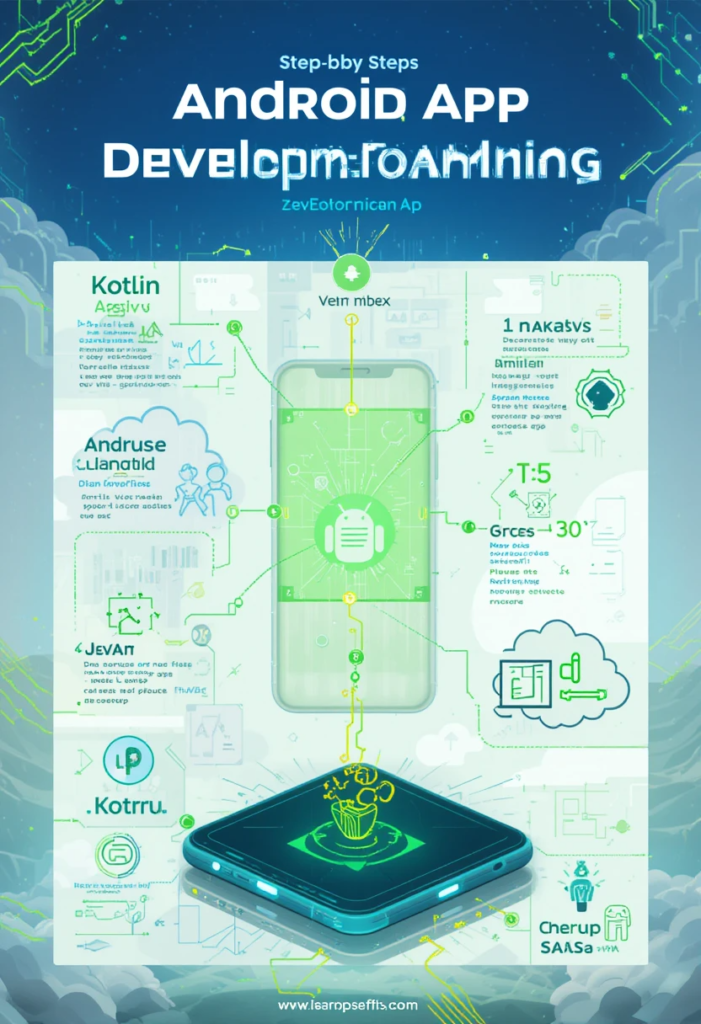 Android Development Roadmap, Learn Android Development, Android App Development Guide, How to Become an Android Developer, Android Programming, Kotlin for Android, Java for Android, Android Studio Setup, Mobile App Development, Google Play Store Publishing, Android API Integration, Firebase for Android, Jetpack Compose Tutorial, MVVM Architecture, Android UI Design, Best Android Development Tools, Android Development for Beginners, Android App Testing, Cloud Computing for Android Apps.