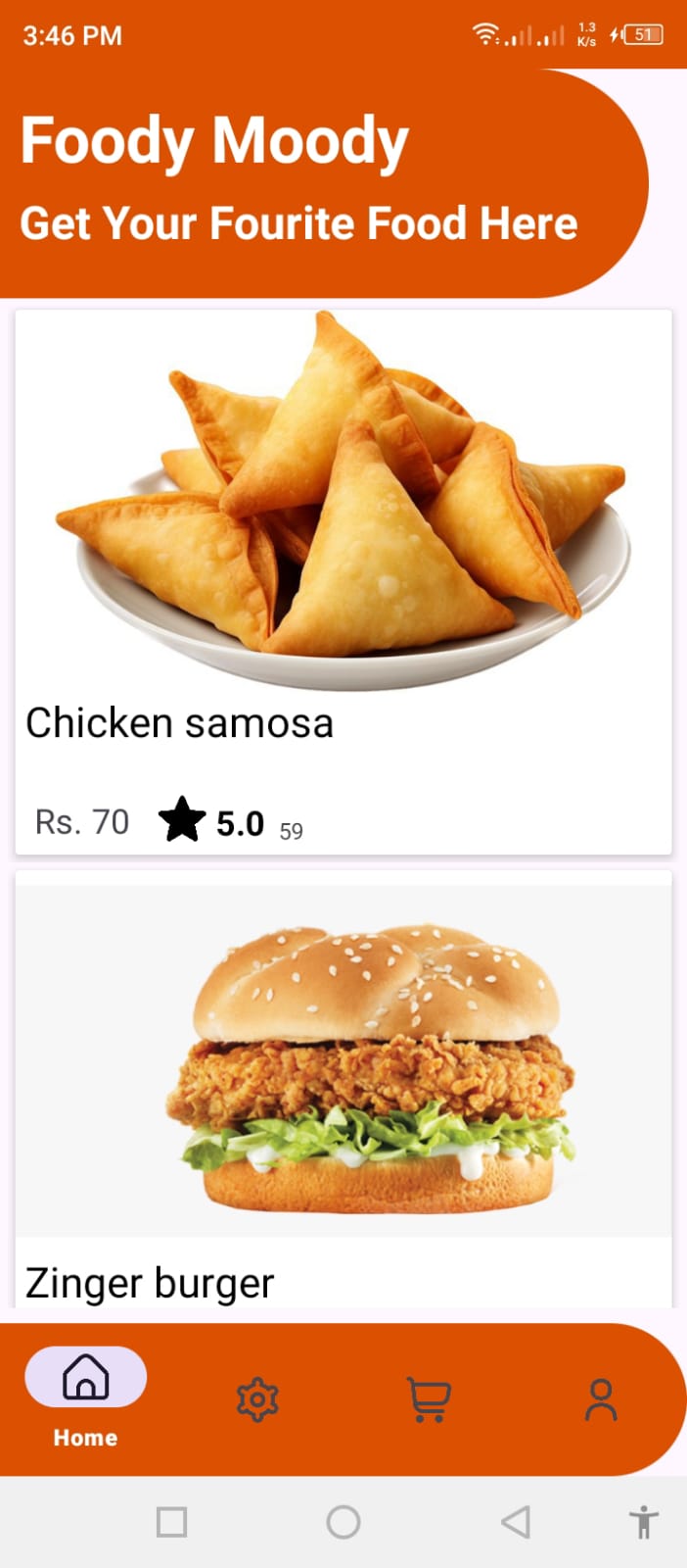 foodyMoody app